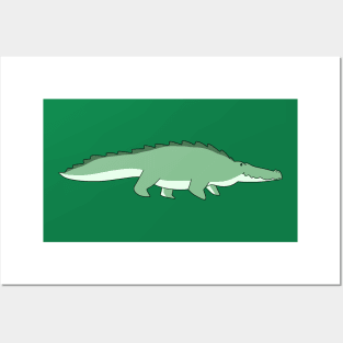 Walking Alligator Posters and Art